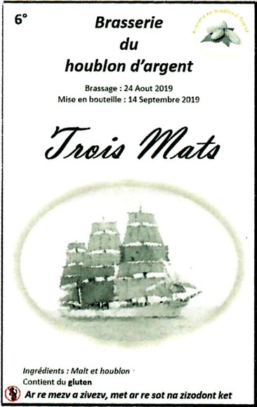 etiquette BRASSERIE DU HOUBLON D'ARGENT 01