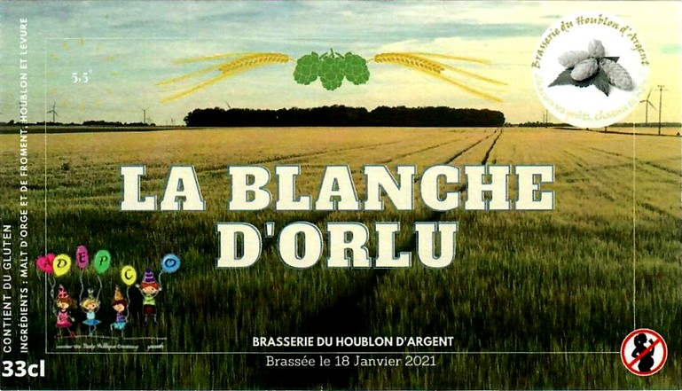 etiquette BRASSERIE DU HOUBLON D'ARGENT 07