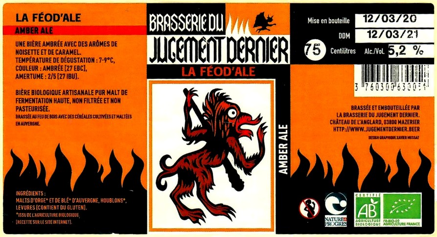 etiquette BRASSERIE DU JUGEMENT DERNIER 01