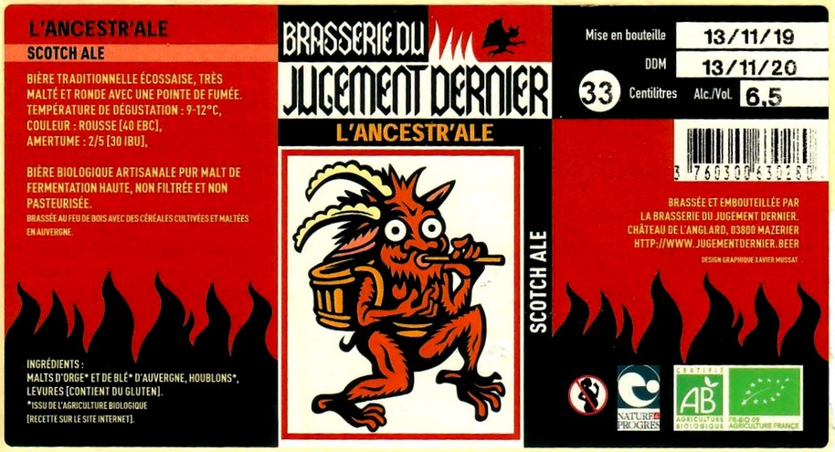 etiquette BRASSERIE DU JUGEMENT DERNIER 03