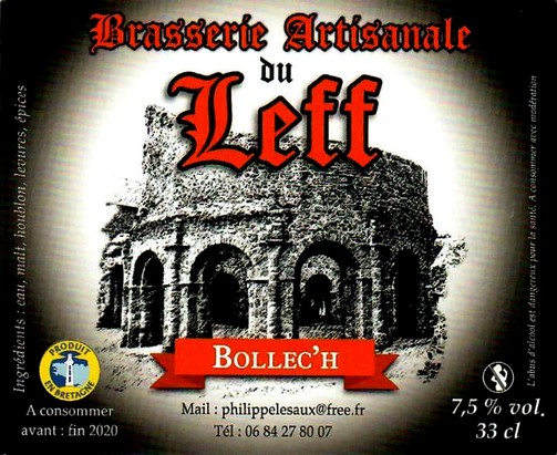 etiquette BRASSERIE DU LEFF 01