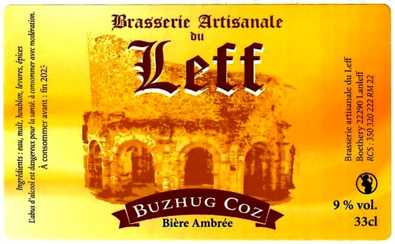 etiquette BRASSERIE DU LEFF 02