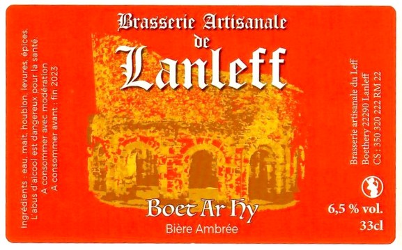 Etiquette BRASSERIE DU LEFF 03