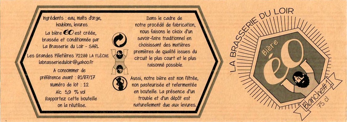 Etiquette BRASSERIE DU LOIR 02