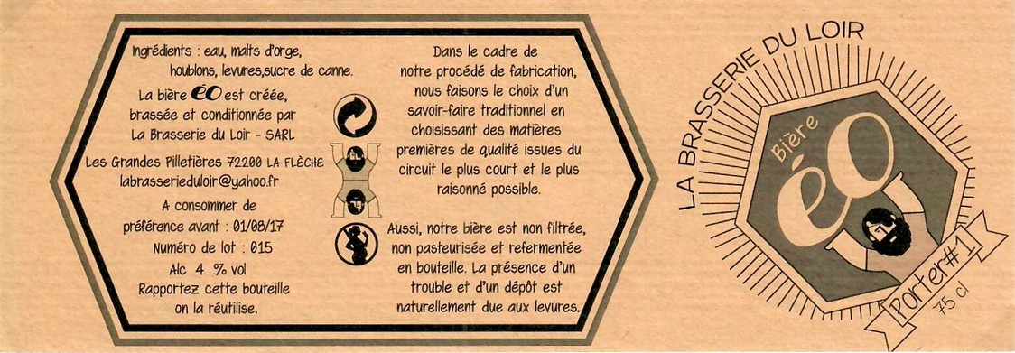 Etiquette BRASSERIE DU LOIR 14