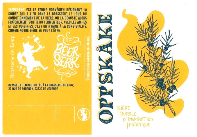 Etiquette BRASSERIE DU LOUP 07