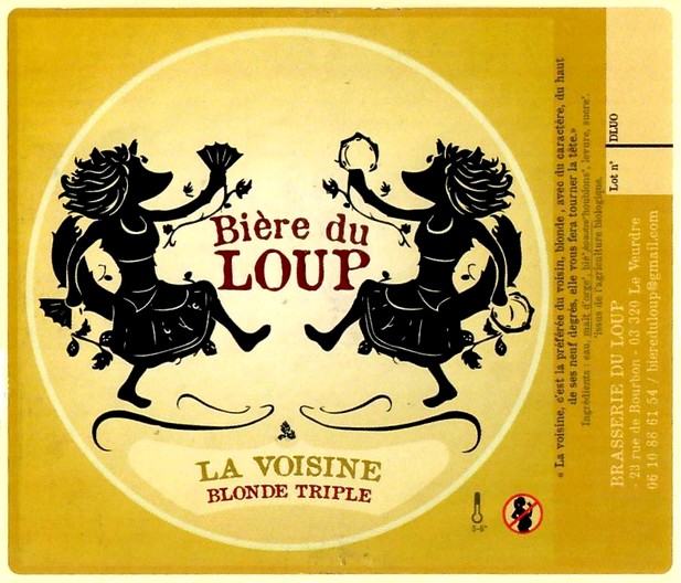 Etiquette BRASSERIE DU LOUP 14