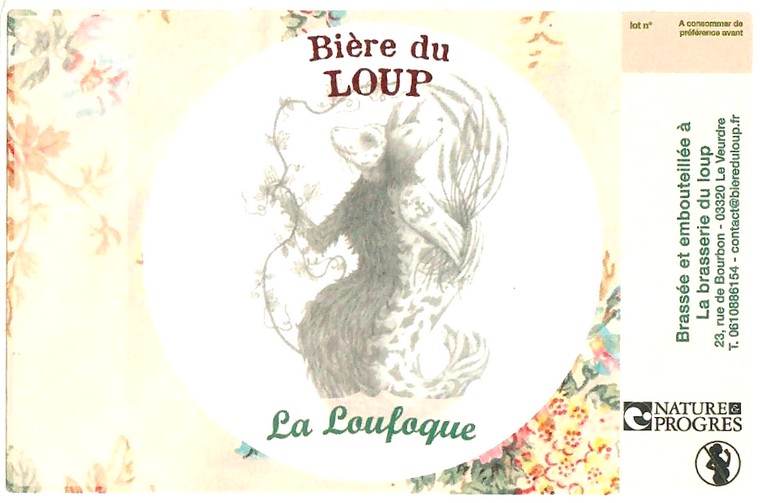 Etiquette BRASSERIE DU LOUP 15