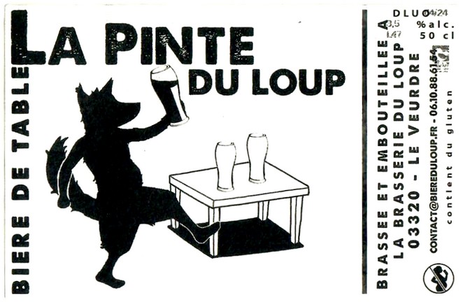 Etiquette BRASSERIE DU LOUP 16