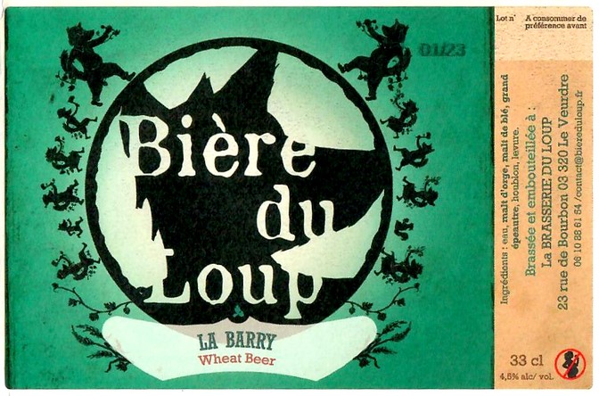 Etiquette BRASSERIE DU LOUP 18