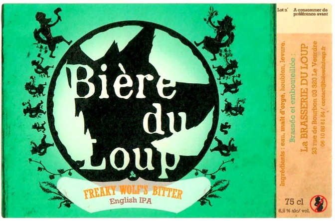 Etiquette BRASSERIE DU LOUP 20