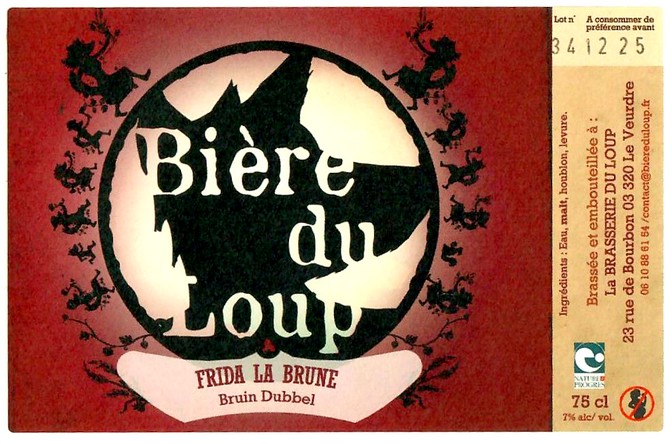 Etiquette BRASSERIE DU LOUP 21