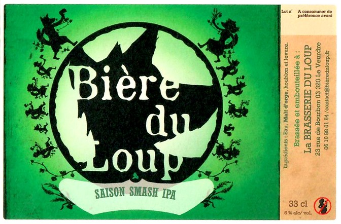 Etiquette BRASSERIE DU LOUP 23