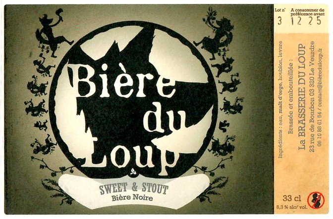 Etiquette BRASSERIE DU LOUP 25