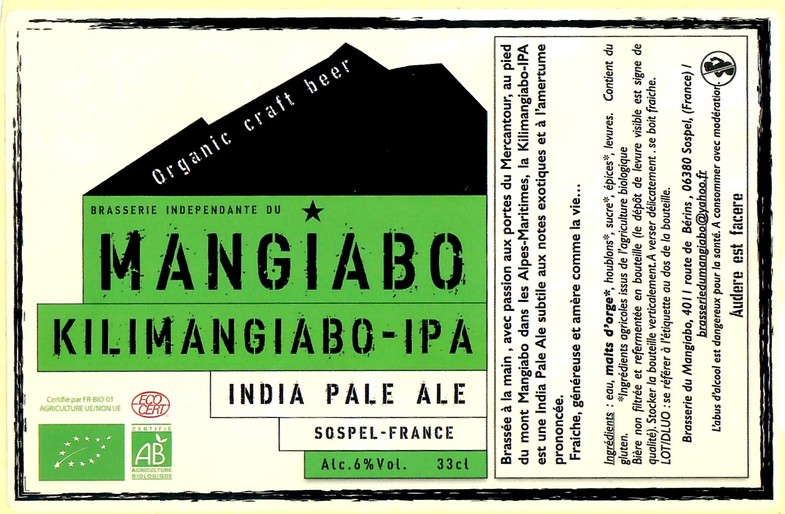 Etiquette BRASSERIE DU MANGIABO 05