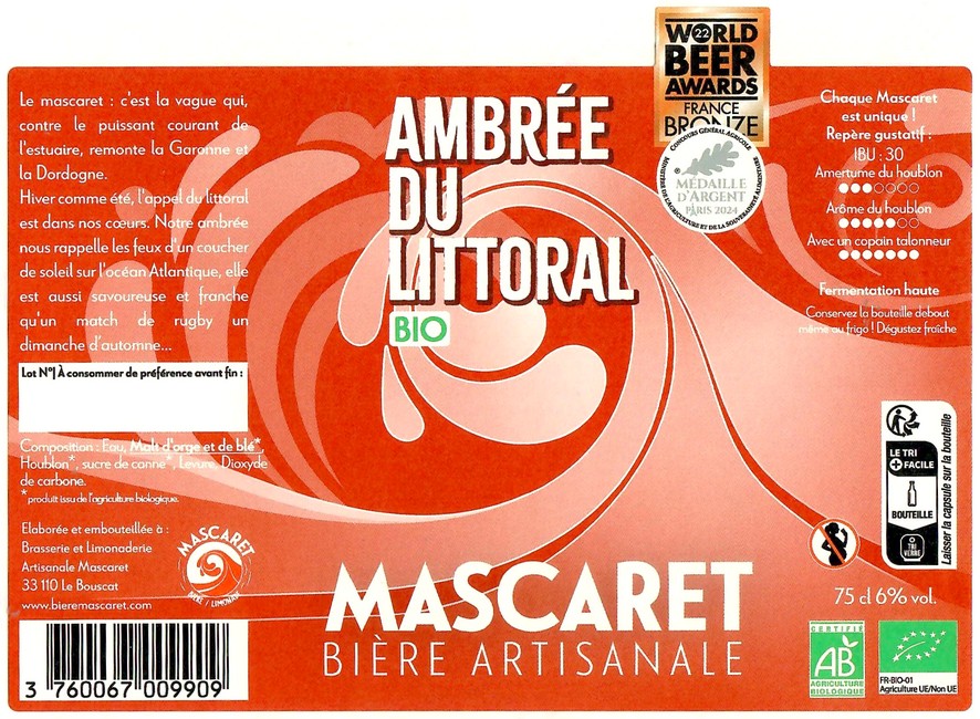 Etiquette BRASSERIE DU MASCARET 57