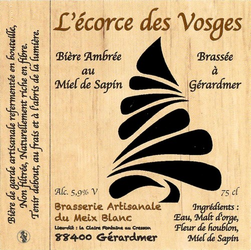 Etiquette BRASSERIE DU MEIX BLANC 01