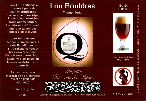 etiquette BRASSERIE DU MEJEAN 16