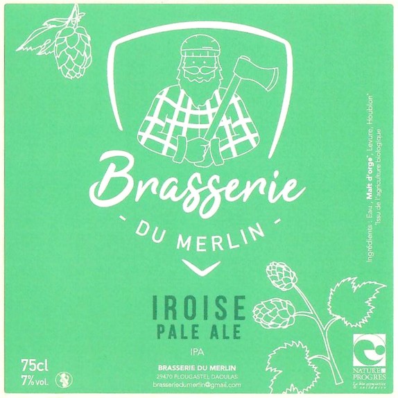 Etiquette BRASSERIE DU MERLIN 03