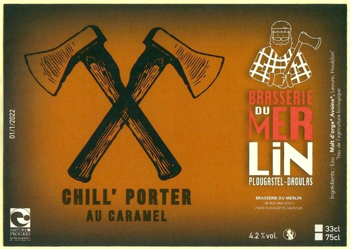 Etiquette BRASSERIE DU MERLIN 04