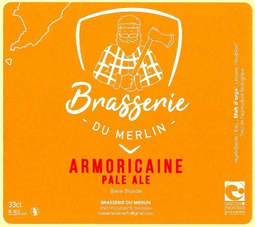 Etiquette BRASSERIE DU MERLIN 05