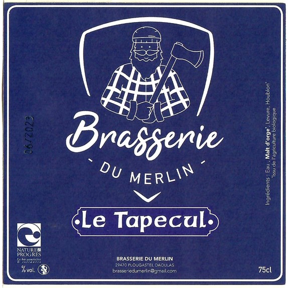 Etiquette BRASSERIE DU MERLIN 19