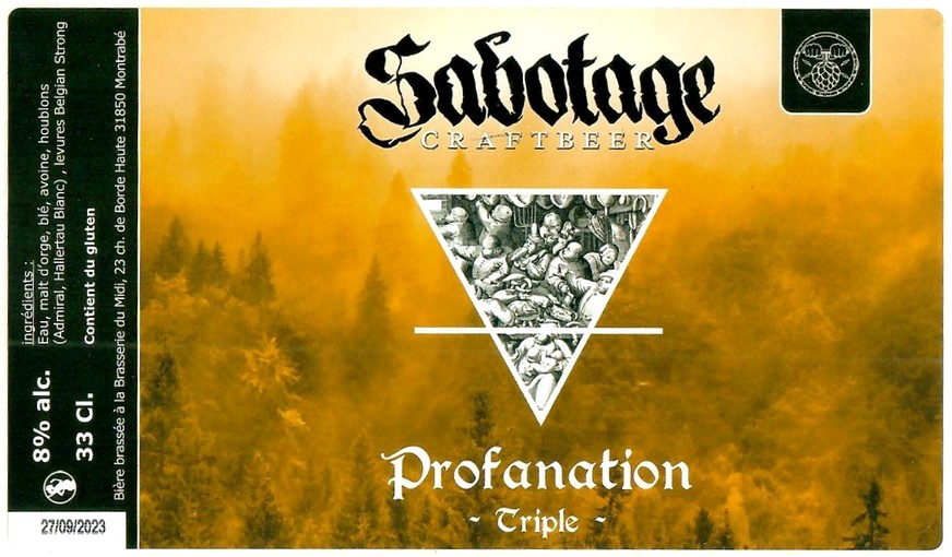 Etiquette BRASSERIE DU MIDI 02