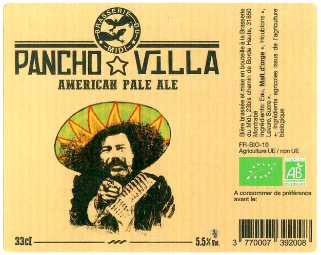 Etiquette BRASSERIE DU MIDI 08