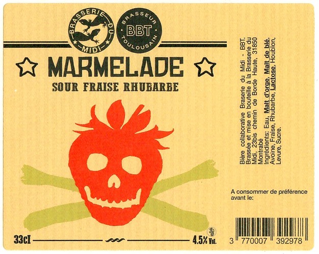 Etiquette BRASSERIE DU MIDI 11