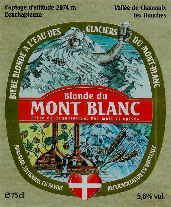 Etiquette BRASSERIE DU MONT BLANC 01