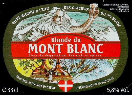Etiquette BRASSERIE DU MONT BLANC 04