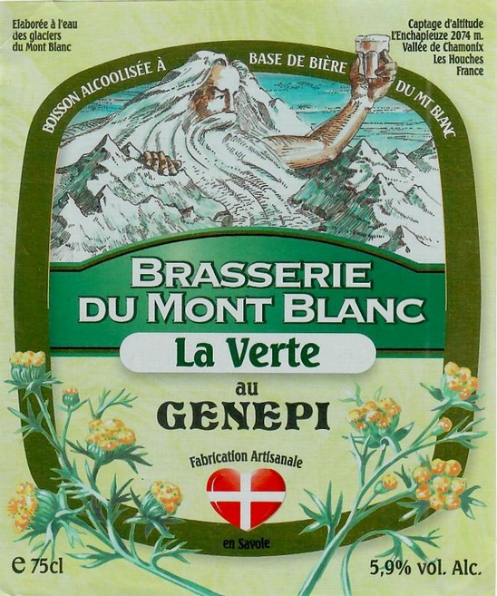 Etiquette BRASSERIE DU MONT BLANC 10