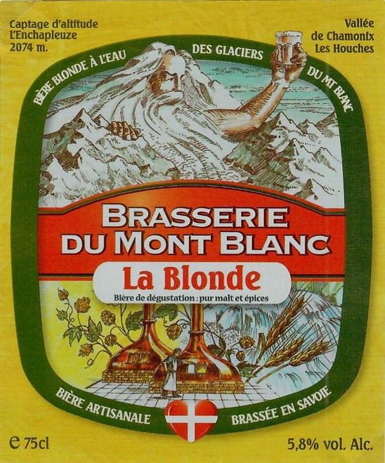 Etiquette BRASSERIE DU MONT BLANC 12