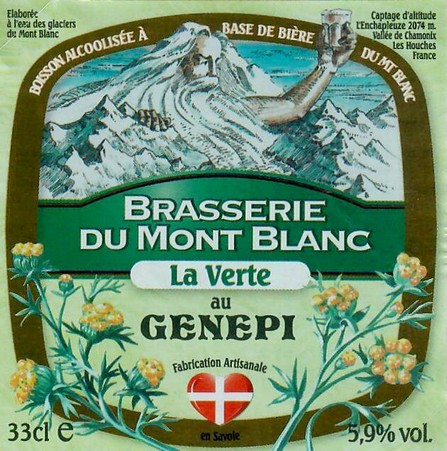 Etiquette BRASSERIE DU MONT BLANC 13