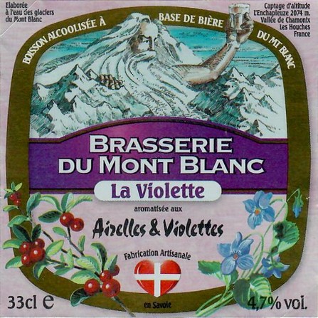 Etiquette BRASSERIE DU MONT BLANC 15