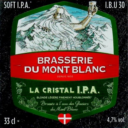 Etiquette BRASSERIE DU MONT BLANC 40
