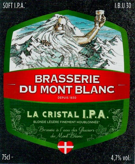 Etiquette BRASSERIE DU MONT BLANC 43