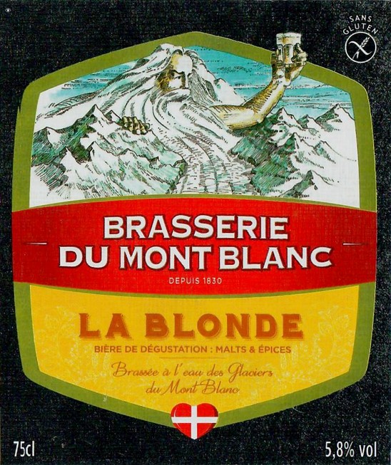 Etiquette BRASSERIE DU MONT BLANC 49