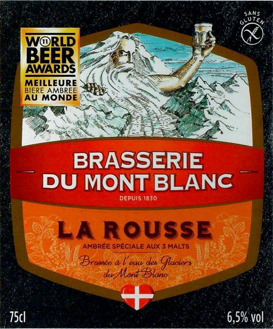 Etiquette BRASSERIE DU MONT BLANC 54
