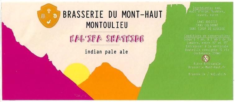 Etiquette BRASSERIE DU MONT HAUT 02