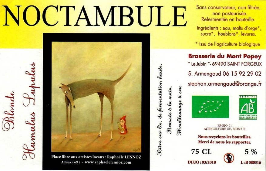 Etiquette BRASSERIE DU MONT POPEY 09