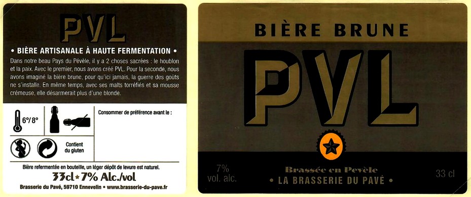 etiquette BRASSERIE DU PAVE 07