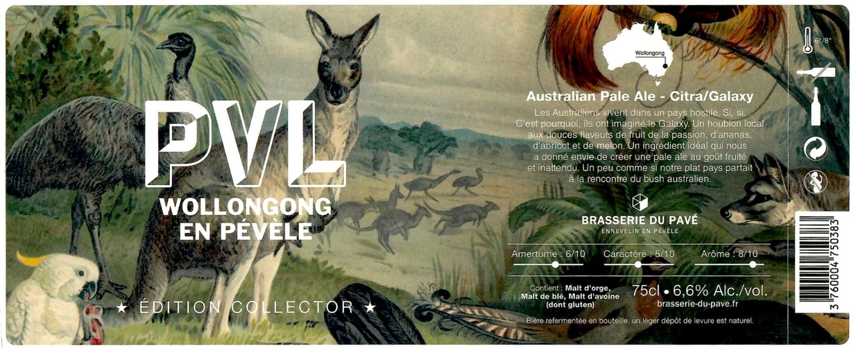 Etiquette BRASSERIE DU PAVE 48