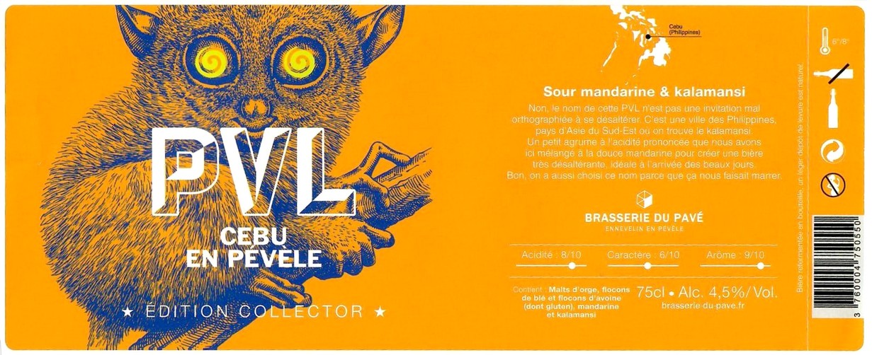 Etiquette BRASSERIE DU PAVE 61