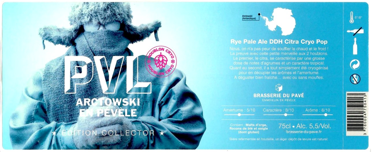 Etiquette BRASSERIE DU PAVE 64