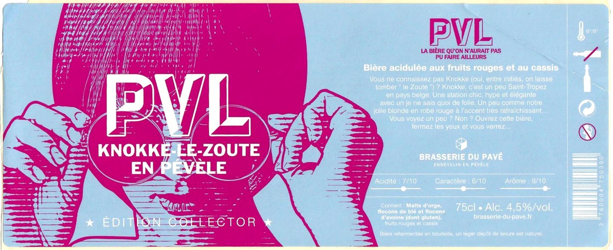 Etiquette BRASSERIE DU PAVE 65