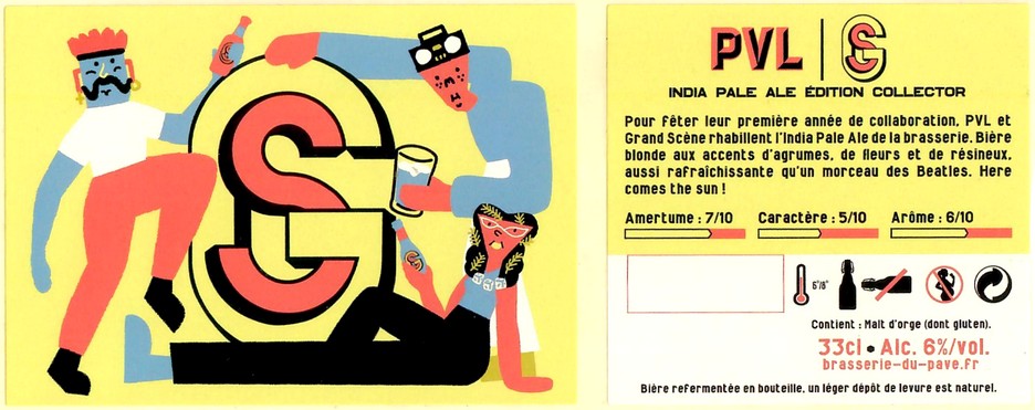 Etiquette BRASSERIE DU PAVE 67