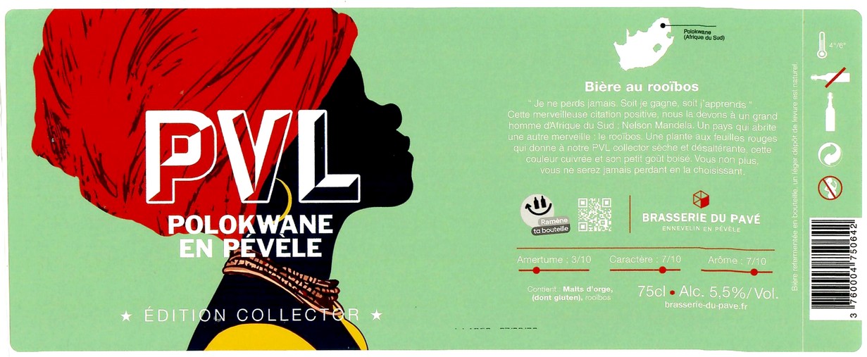 Etiquette BRASSERIE DU PAVE 69