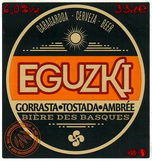 etiquette BRASSERIE DU PAYS BASQUE 05