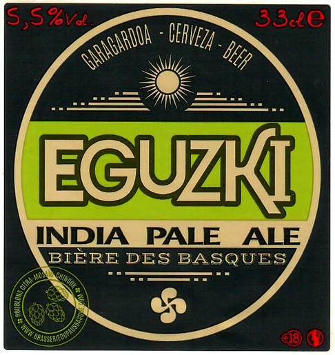 etiquette BRASSERIE DU PAYS BASQUE 07